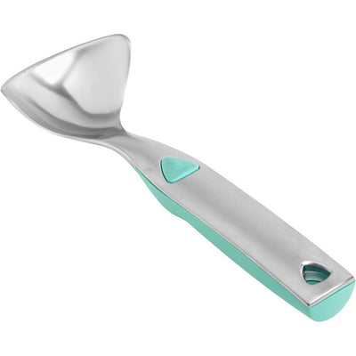 1 of 2:Wilton Metal Ice Cream Scoop with Rubber Grip, Aqua 