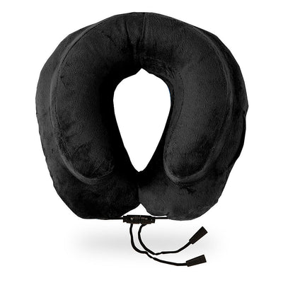 2 of 5:Cabeau Air Evolution Inflatable Travel Neck Pillow with Pouch and Cover, Black 