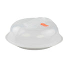1 of 3:Couvercle pour assiette à micro-ondes Home Basics avec grille d'aération, compatible avec assiette de 10 pouces 