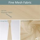 6 of 7:Just Relax Elegante juego de dosel para cama con mosquitera, beige, Twin-Full 