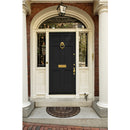 2 of 3:Achim Raised Rubber Door Mat Slice, Grey Stone, 18X30 Inches 