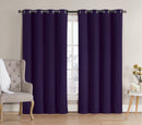 1 of 5:Neil Blackout Grommet Window Panel, Purple, 52x84 Inches 