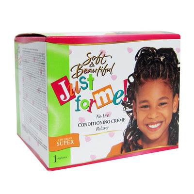 1 of 1:Crème défrisante revitalisante sans soude, douce et belle, Just For Me - Super pour enfants 