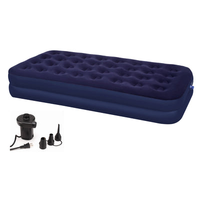 1 of 1:Matelas pneumatique avec pompe à air électrique, collection Second Avenue, pour deux personnes 