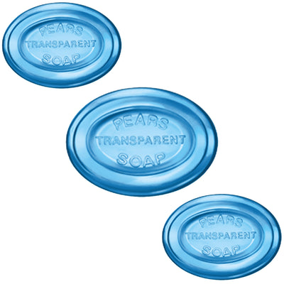 1 of 1:Pears Pure and Gentle Transparent Soap, Mint Extracts, 3 Bars, 4 Ounces 