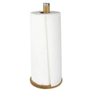 1 of 5:Home Basics Bamboo Paper Towel Holder with Stainless Steel Finial 