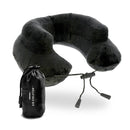 1 of 5:Cabeau Air Evolution Inflatable Travel Neck Pillow with Pouch and Cover, Black 