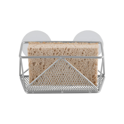 3 of 7:Kitchen Details Geode Sponge Holder in Chrome 