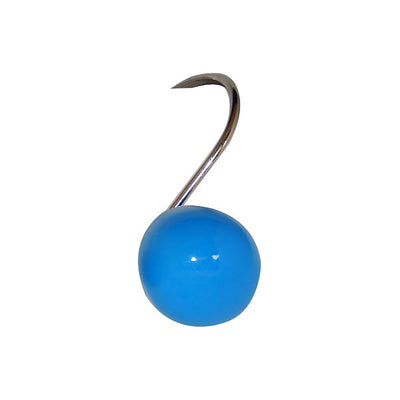 2 of 2:Home Spa Poly Resin Ball Shower Curtain Hooks, Royal Blue, 12 Pack 