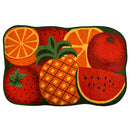 1 of 1:Pineapple Printed Kitchen Rug Mat, Orange, 20x30 Inches 