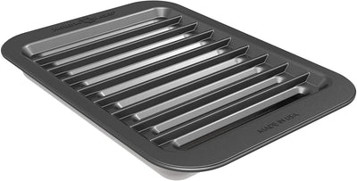 5 of 5:Nordic Ware Cast Aluminum Compact Oven Grill and Sear Pan, 8x6 Inches 