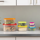 2 of 3:Home Basics 7 Piece Container Set with Lid 