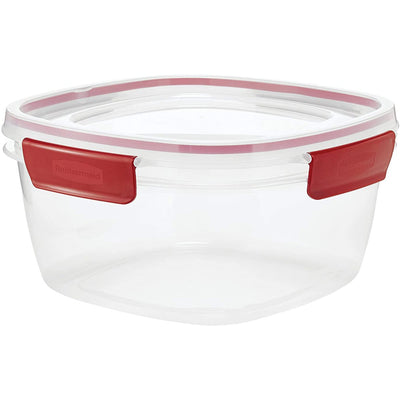 3 of 3:Rubbermaid Easy Find Lids 14-Cup Food Storage Container, Clear with Red Tabs 