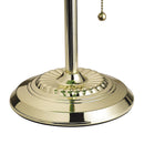 5 of 6:Tensor Brass Plated Banker's Desk Lamp, Green Shade, 13.5 Inches 
