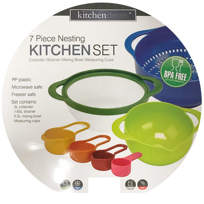 2 of 2:Kitchen Details 7-piece Nesting Variety Bowl Set, Multi-color 