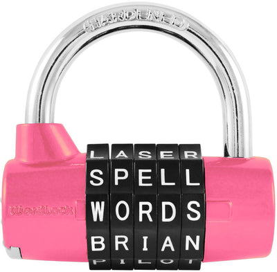 1 of 1:Cadenas à combinaison à 5 chiffres Wordlock PL-001-PK, rose 