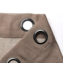 5 of 7:Sheffield 2-Pack Solid Sheer Grommet Window Panel, Brown, 76x84 Inches 