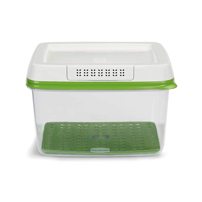 1 of 5:Contenant alimentaire Rubbermaid FreshWorks Produce Saver, grand, 17,3 tasses 