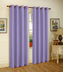 1 of 1:Panneau de fenêtre à œillets en fausse soie Melanie, lilas, 55 x 63 pouces 