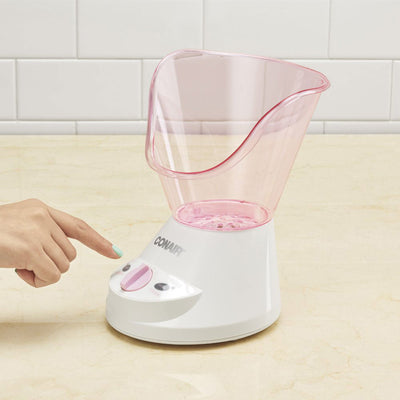 2 of 7:True Glow by Conair Moisturizing Mist Facial Sauna System, Pink-Cream 