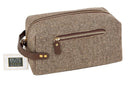 1 of 1:Elite Traveler Deluxe Toiletry Case, Travel Bag, Brown 