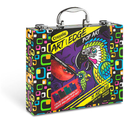 1 of 4:Crayola Art With Edge Tropical Pop Art Coloring Book Kit, 30 Pieces 