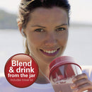 4 of 5:Hamilton Beach Personal Creations Single-Serve Blender With Travel Lid, Red, 14 Ounces 