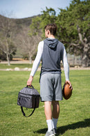 8 of 8:PackIt Freezable Canvas Utility Cooler Bag con asa, capacidad para 18 latas, gris carbón 