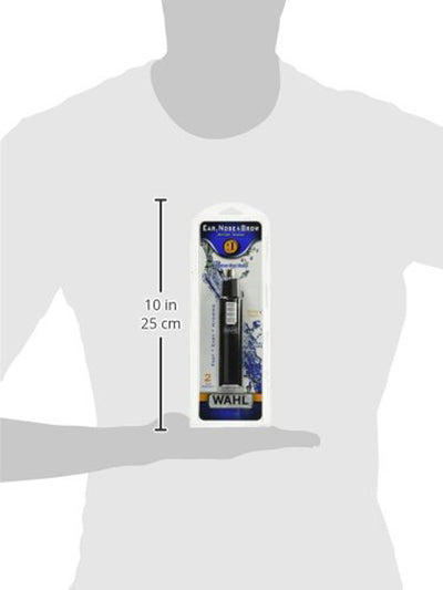 5 of 5:Wahl Wet-Dry Stainless Steel Nose, Ear & Brow Trimmer 