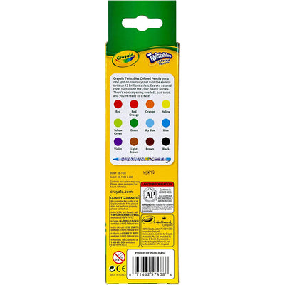 3 of 3:Crayola Twistables Colored Pencils, 12 Count 
