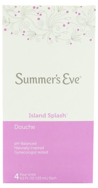 1 of 1:Lot de 4 nettoyants douche Summer's Eve Island Splash, 125 ml chacun 