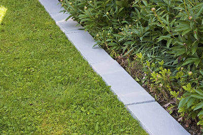 3 of 9:Emsco Trimfree Lawn Border Pavers, 10 Feet, 5-Pack, Slate Gray 