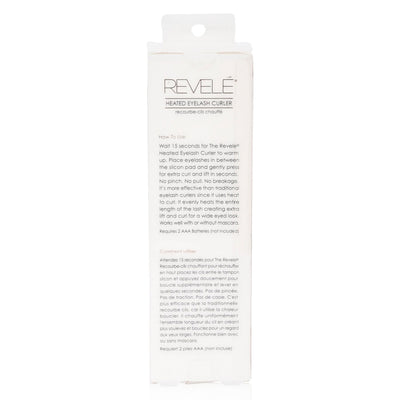 3 of 4:REVELE Heated Eyelash Curler, White 