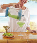 5 of 8:Margaritaville Key West Frozen Concoction Maker con bolsa de viaje, plateado y azul 