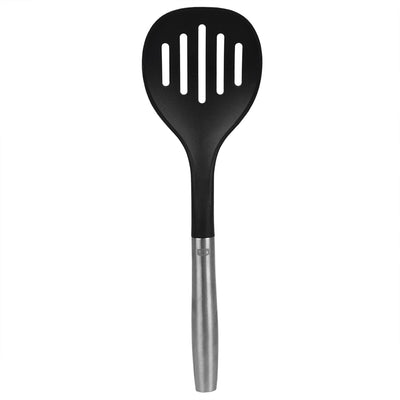 6 of 11:Écumoire en nylon résistant aux rayures Home Basics Mesa avec acier inoxydable, 13 pouces 