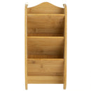 4 of 7:Porte-lettres 3 compartiments en bambou - Naturel 