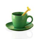 2 of 3:Richell Giraffe Spatula Spoon, Yellow 