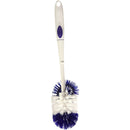 3 of 3:Rubbermaid Comfort Grip Toilet Bowl Brush and Caddy Set, White-Blue, 16.5 Inches 