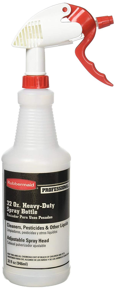1 of 3:Rubbermaid Professional Plus Heavy-Duty Spray Bottle, Adjustable Spray, 32 Ounces 
