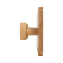 4 of 4:Simplify Bamboo Over the Door 3 Hook Rack, White 