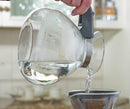3 of 4:Café Brew Collection Stovetop Schott Glass Whistling Kettle, Clear, 12 Cup 