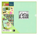 1 of 1:K&company 90-piece Family Scrapbook Kit, Blue, 12x12 