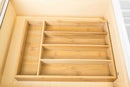 12 of 14:Home Basics Bamboo Cutlery Tray, 10x14 Inches 