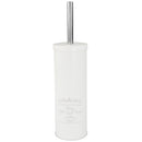 6 of 8:Home Basics Paris Design Escobillero, Blanco 