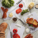 3 of 5:Farberware 3-Piece Essential Cutting Board Set, White 