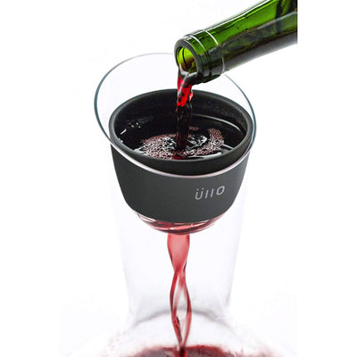 4 of 6:Ullo Wine Purifier with Hand Blown Glass Decanter, 6 Selective Sulfite Filters, 750 mL 