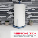 9 of 10:Porte-essuie-tout en fonte Home Basics Iris, bleu ardoise 