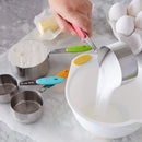 5 of 5:Wilton Rosanna Pansino 4-Piece Metal Measuring Cup Set, Multi 