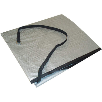 4 of 5:Housse de protection pour climatiseur extérieur Frost King AC2, 45 x 68 x 40 cm, gris 