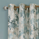 6 of 6:Tranquil Lined Blackout 8 Grommet Window Panel, Turquoise-Mist, 50x84 Inches 